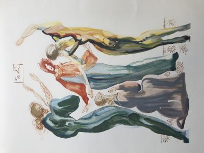 Salvador DALI – Der Tanz, Lithographie 2