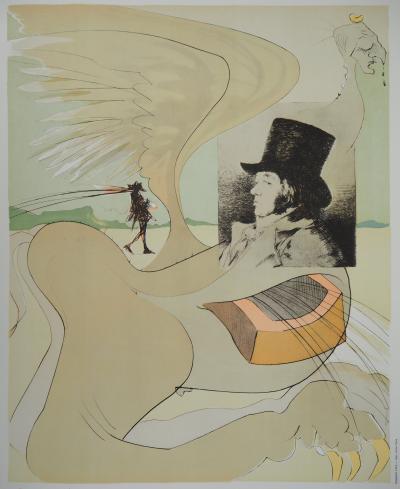 Salvador DALI - Les Caprices de Goya, 1977 - Affiche lithographique 2
