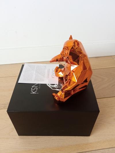 Orlinski - Panda Spirit Orange - sculpture 2