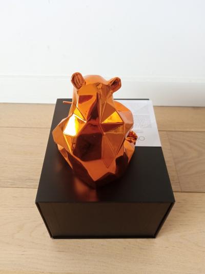 Orlinski - Panda Spirit Orange - sculpture 2