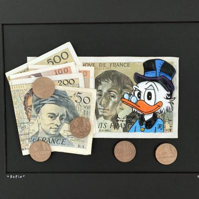 Cisco - Rupin, 2026 - Acrylique sur billet 2