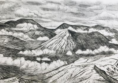André JACQUEMIN - Les Vosges, 1979, Eau-forte originale signée 2