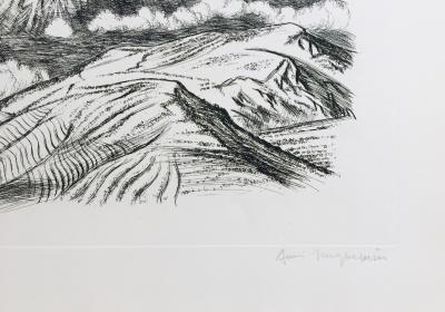 André JACQUEMIN - Les Vosges, 1979, Eau-forte originale signée 2