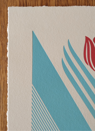 Shepard FAIREY (Obey) - Green Power Factory (Letterpress) - Impression typographique 2