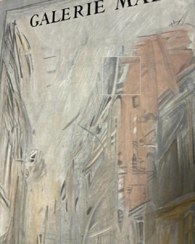 Alberto Giacometti (d’après) - Galerie Maeght, 1990, rue d’Alesia - Affiche 2