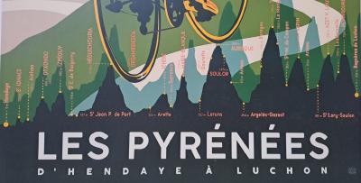 Les Pyrénées - D’Hendaye à Luchon : la course des cols - Affiche 2