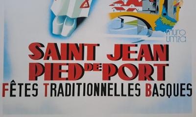 Muro URRIZA - Pays Basque - Fêtes traditionnelles à Saint-Jean Pied de Port - Affiche 2