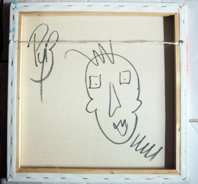 PyB -  Mickey Warhol , 2024 - peinture pop street art 2