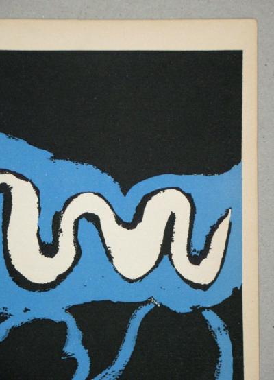 FRANCISCO BORES - Les quartre éléments - Terre, 1937 - Lithograph signed 2