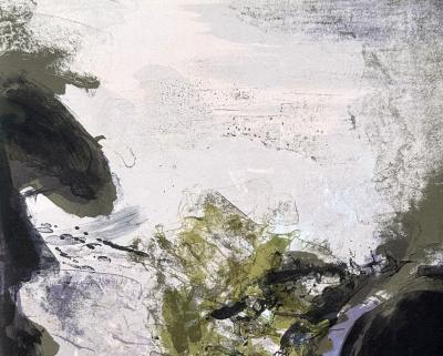 Zao Wou KI - Paysage abstrait, 1971 - LIthographie originale 2