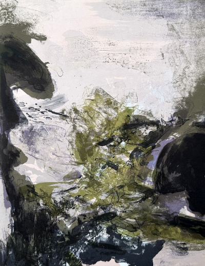 Zao Wou KI - Paysage abstrait, 1971 - LIthographie originale 2