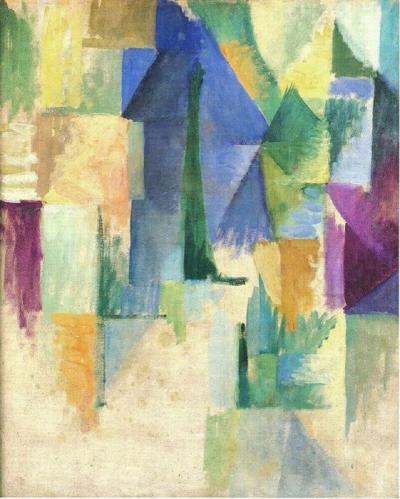 Robert Delaunay (d’après) - Fensterbild, 1912-13 - Lithographie offset 2