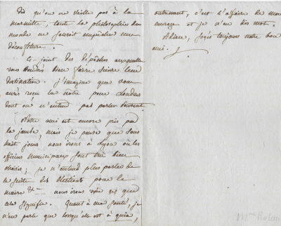 Madame ROLAND – Lettre autographe signée - Révolution française 2
