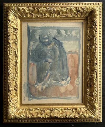 Maurice DENIS - Dessin gouache original signé - mouvement Nabi 2