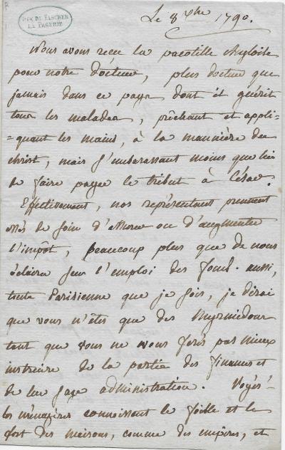 Madame ROLAND – Lettre autographe signée - Révolution française 2