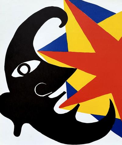Alexander CALDER - Lune et soleil - Lithographie signée planche 2