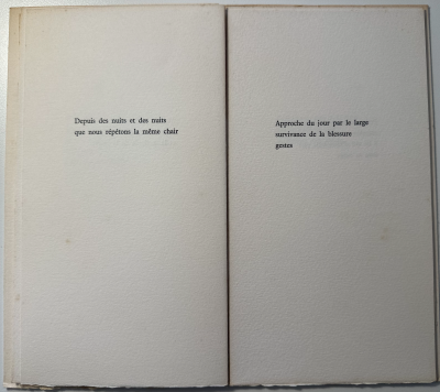 Pierre SOULAGES / Marwan HOSS - Messine ou je passe - poèmes  et eau forte originale 2