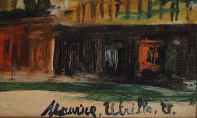 Maurice UTRILLO : Montmartre, Moulin de la Galette - Lithographie sur toile 2