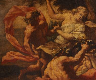 Ecole Française du XVIII° : Bacchanales, Huile sur toile 2