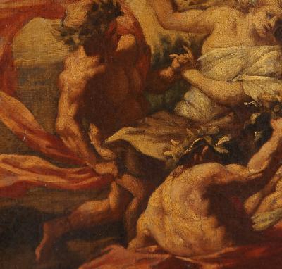 Ecole Française du XVIII° : Bacchanales, Huile sur toile 2