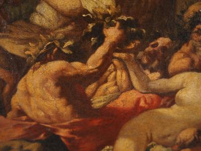 Ecole Française du XVIII° : Bacchanales, Huile sur toile 2