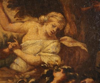 Ecole Française du XVIII° : Bacchanales, Huile sur toile 2