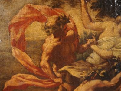 Ecole Française du XVIII° : Bacchanales, Huile sur toile 2