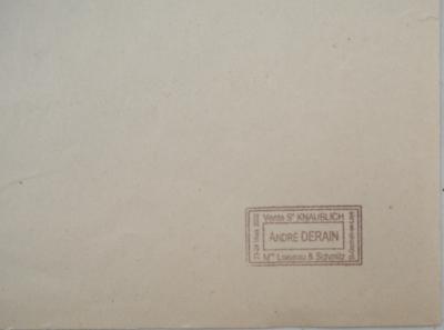 André DERAIN : Projet de costume, Empire romain -Dessin original Signé 2