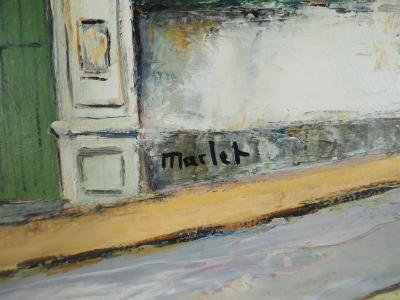 Elisée Maclet - Montmartre Moulin de la Galette, vers 1930 - Huile sur panneau 2