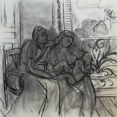 Henri MATISSE - Maternité, 1967 - Affiche lithographique 2