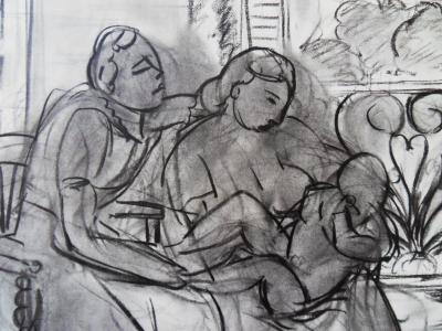 Henri MATISSE - Maternité, 1967 - Affiche lithographique 2