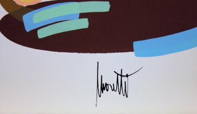 Raymond MORETTI : Paysage surréaliste - Lithographie originale Signée 2