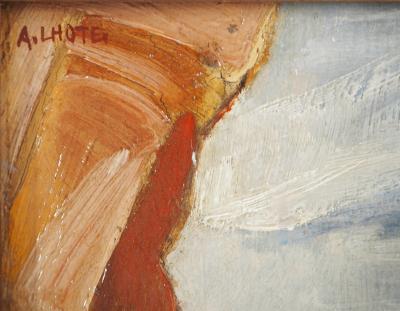 André LHOTE : Paysage de l’Aude - Huile sur panneau Signée 2