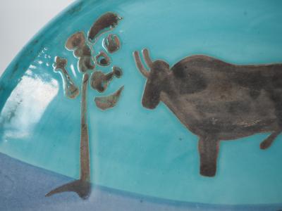 Pablo PICASSO : Toros, Céramique originale (MADOURA) 2