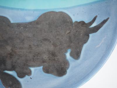 Pablo PICASSO : Toros, Céramique originale (MADOURA) 2