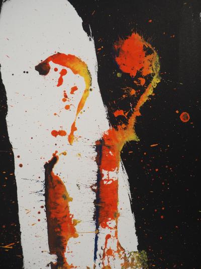 ARMAN: Chicago Riffle, traces of Violins - Oil on paper signed 2