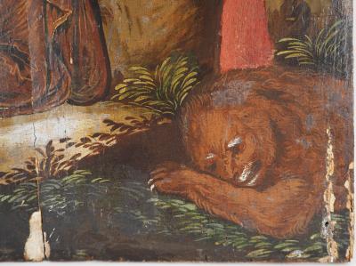École vénitienne du XVIIème siècle : Saint Jérôme, vers 1620 - Huile sur panneau 2