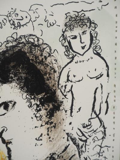 Marc CHAGALL : Violoniste au coq, Lithographie originale 2