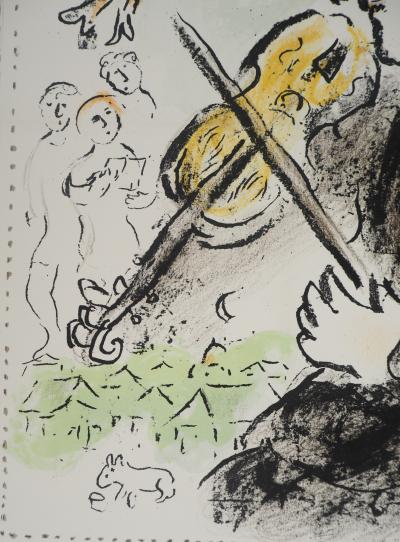 Marc CHAGALL : Violoniste au coq, Lithographie originale 2