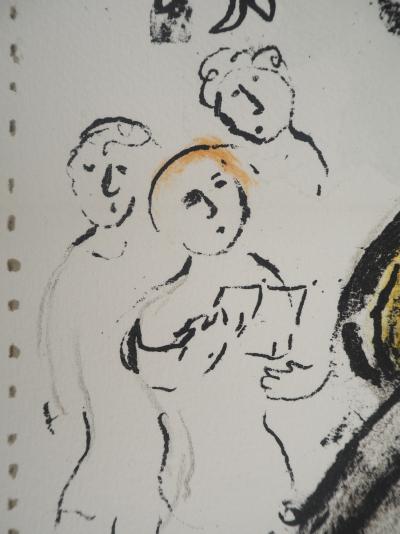 Marc CHAGALL : Violoniste au coq, Lithographie originale 2
