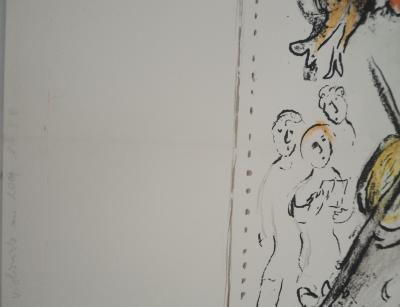Marc CHAGALL : Violoniste au coq, Lithographie originale 2