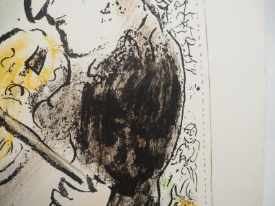 Marc CHAGALL : Violoniste au coq, Lithographie originale 2