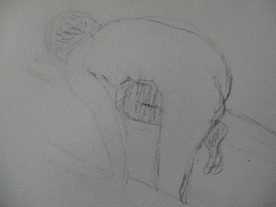 Pierre BONNARD (d’après) : Femme nue de dos - Lithographie Signée 2