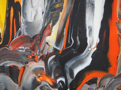 Bruno CANTAIS - Surgissement - Acrylique sur toile, Signée 2