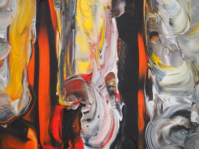 Bruno CANTAIS - Surgissement - Acrylique sur toile, Signée 2