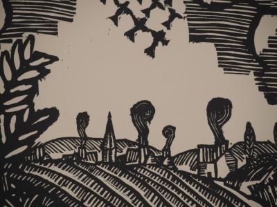 Raoul DUFY : La chasse - Gravure sur bois originale signée 2