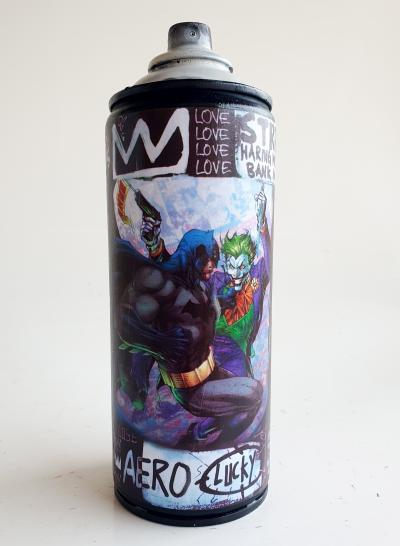 SPACO - Batman vs Joker , 2024  - Sculpture pop street art 2