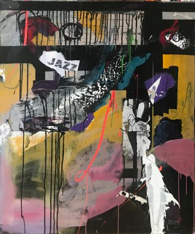 Vieussens - NO 2013 - Pintura y collage 2