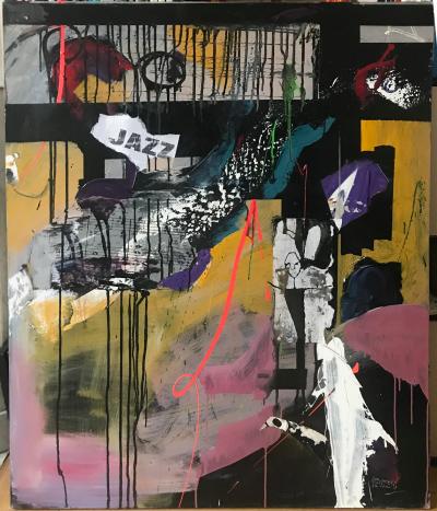Vieussens - NO 2013 - Pintura y collage 2