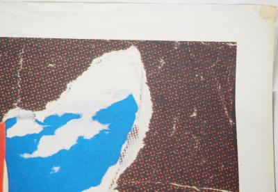 Mimmo ROTELLA : Affiches lacérées, La Main de la Liberté - Offset Lithographie 2